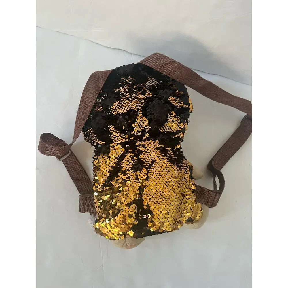 TY Fashion Flippy Sequin Backpack - COCONUT the Monkey